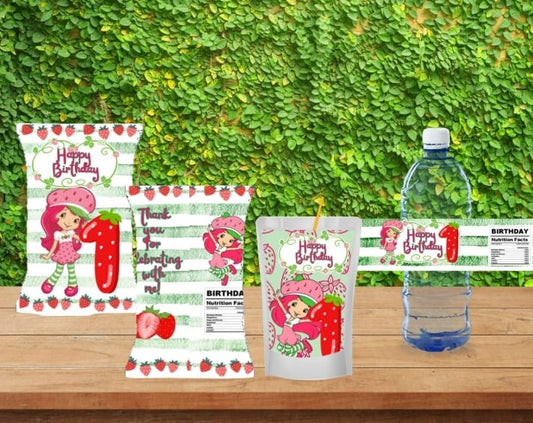 Strawberrty Shortcake Party Favors(Digital Download)