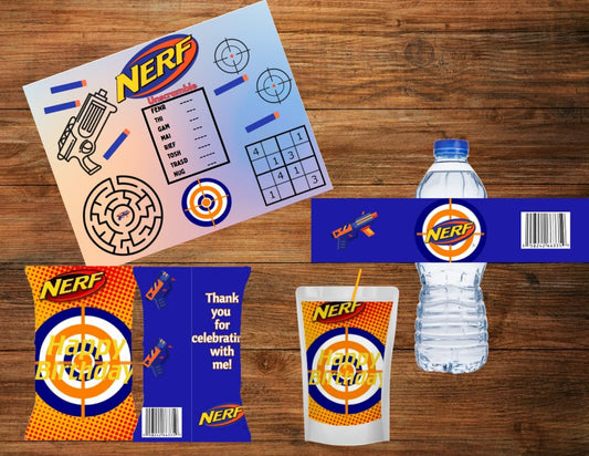 Nerf Party Favor Set (Digital Download)