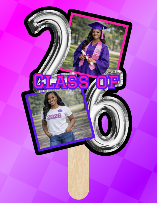 Purple and Pink '26 Fan Template - CanvaPro