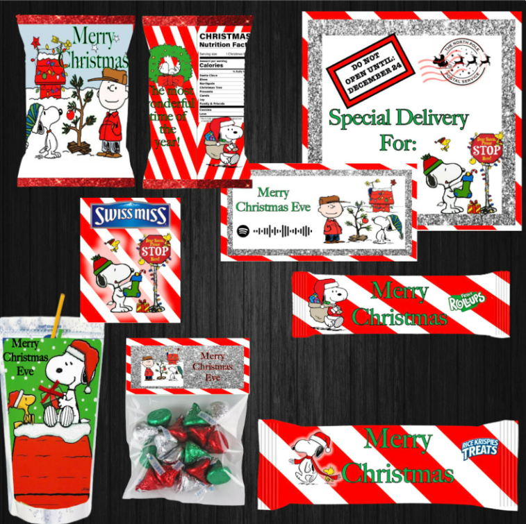 Snoopy Christmas Eve Digital Downloads