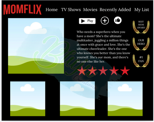 Momflix Template - CanvaPro