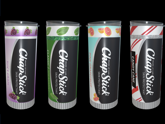 Chapstick  SLIM/SKINNY/STRAIGHT 20oz Tumbler Wrap Digital Download PNG