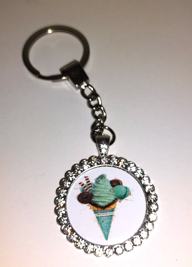 Designer Inspired Bling Keychain/Purse Charm