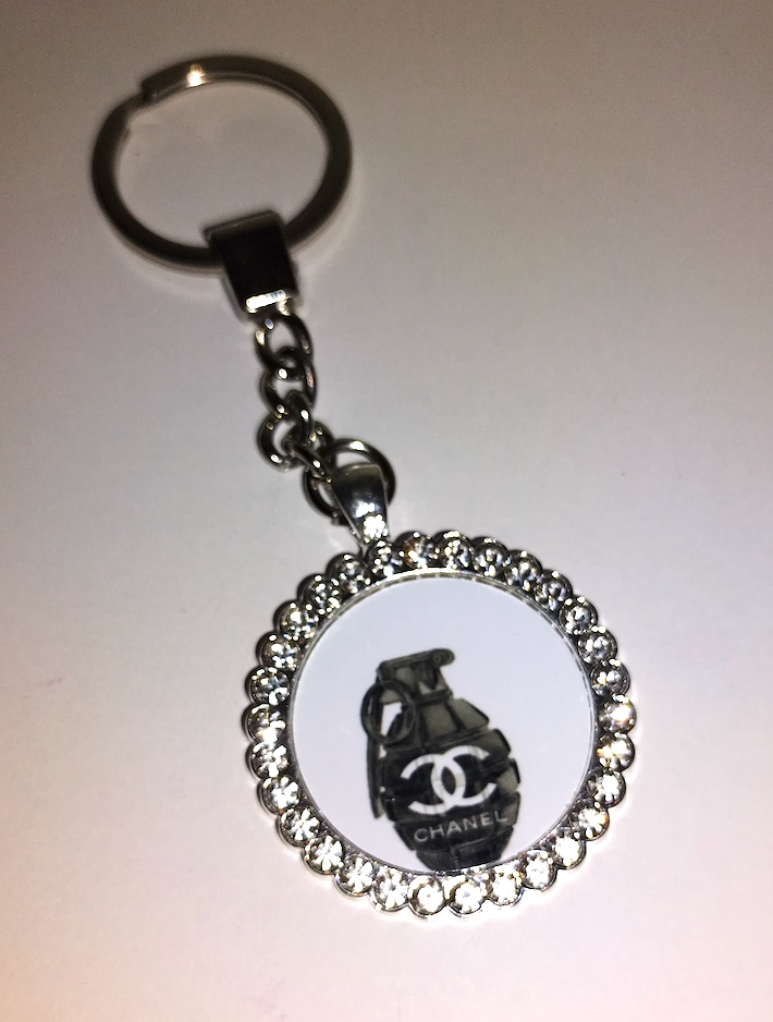 Designer Inspired Bling Keychain/Purse Charm